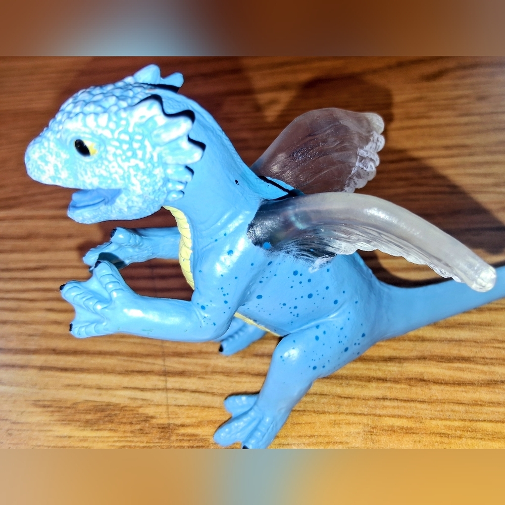 Mojo, Blue Baby Fantsy Dragon, Action Figure
